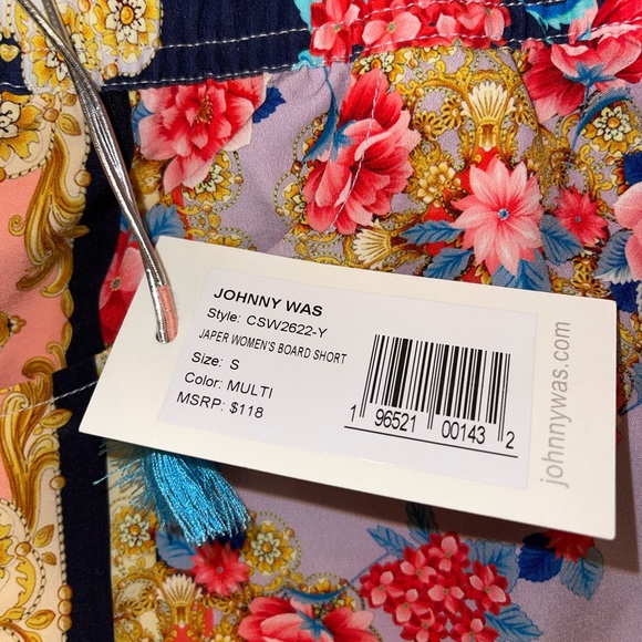 NWT Johnny Was Japer Swim Surf Shirt & Board Shorts - Picture 13 of 14